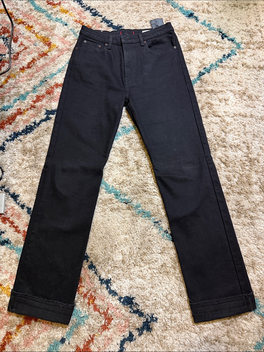 Zara Black Straight Jeans